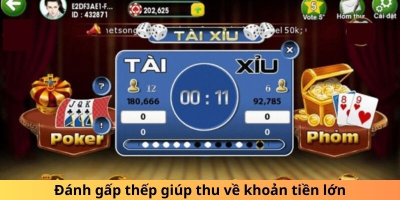 Đánh gấp thếp giúp thu về khoản tiền lớn